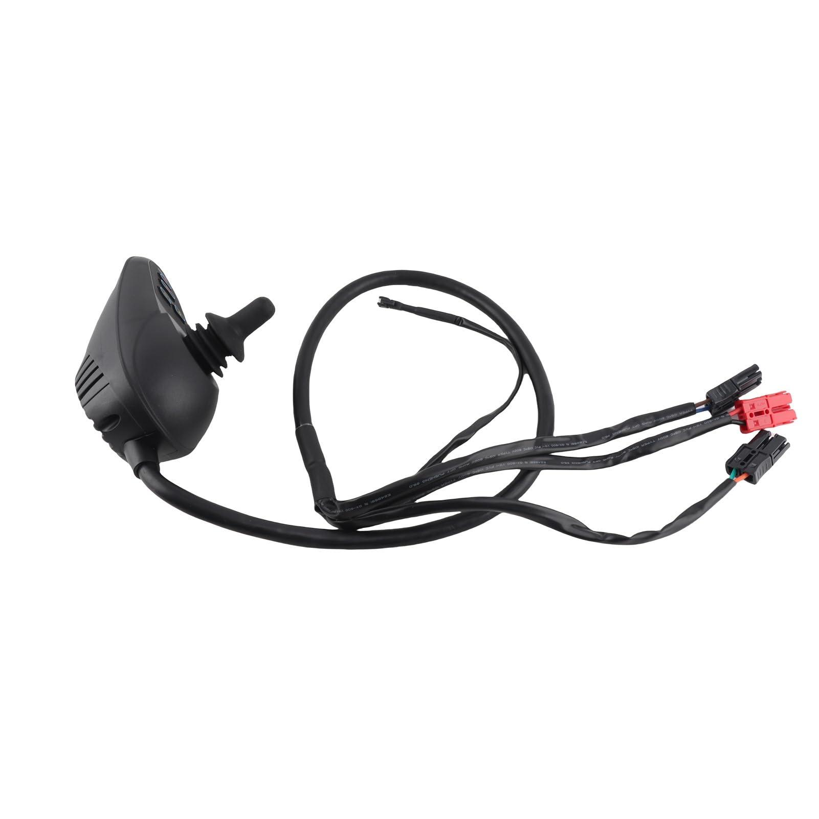 Ymiko Electric Wheelchair Power Controller, Brake Controller, Joystick Controller DC24V 50A 4 Keys for Mobility Solutions with Electric Wheelchair