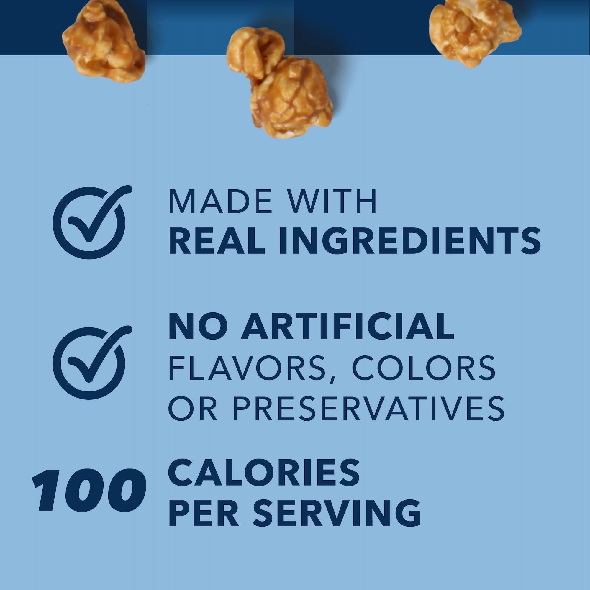 Garrett Popcorn Shops Garrett Popcorn CaramelCrisp, 7.5oz, 4 Bags, Caramel Gourmet Popcorn, Gluten Free, Sweet Snack, Popped Popcorn Bags