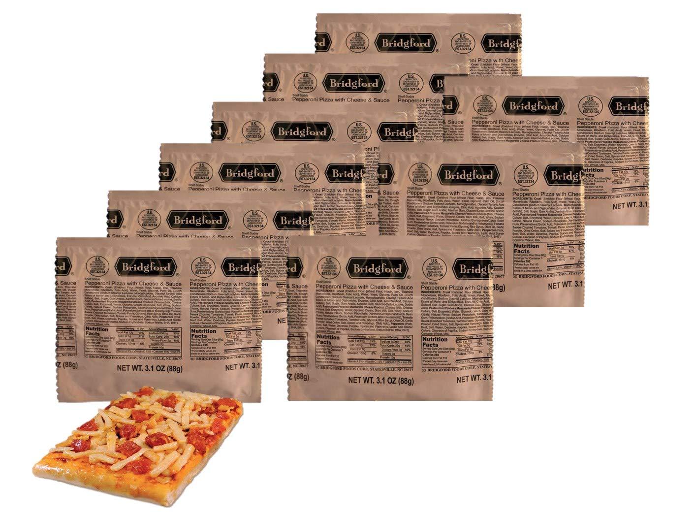 Z-Ration (Zombie MRE) Pepperoni Pizza Slices / MRE 'Meal, Ready to Eat' / 3, 6, 9 or 12 pack options! (9 pack)