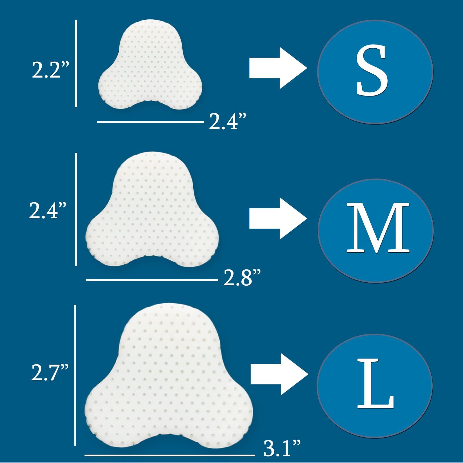 Mediss Thermoplastic Nasal Splints, External Nose Support Protector for Rhinoplasty Septoplasty Surgery, Nose Brace Fracture, ENT, Orthopedic Immobilization, 5pcs-L (C)