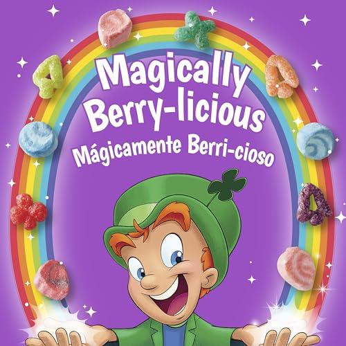 Lucky Charms Lucky Charms Berry Swirl Breakfast Cereal with Marshmallows, Kids Breakfast Cereal, Made with Whole Grain, 10.9 oz (Pack of 2)