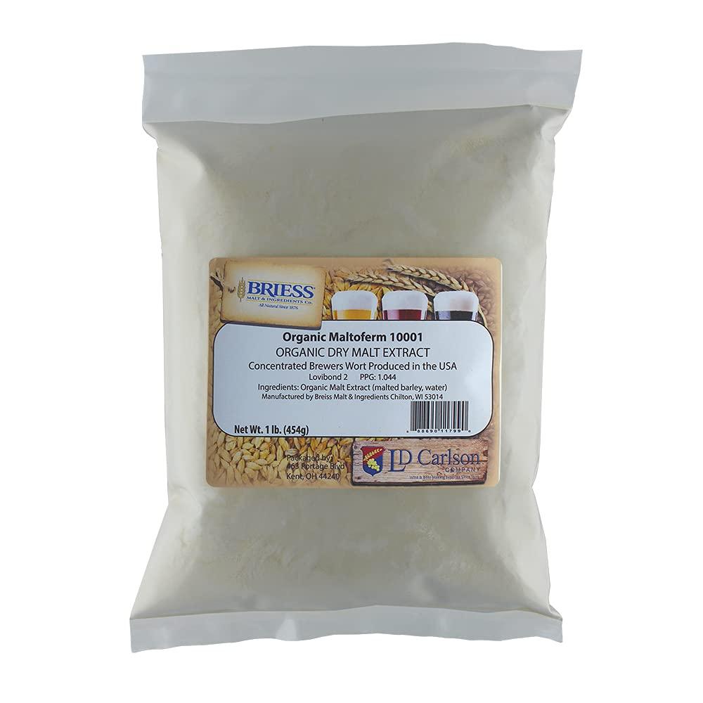 The Homebrew Factory Organic Light Dried Malt Extract DME - Maltoferm 10001-1 Lb