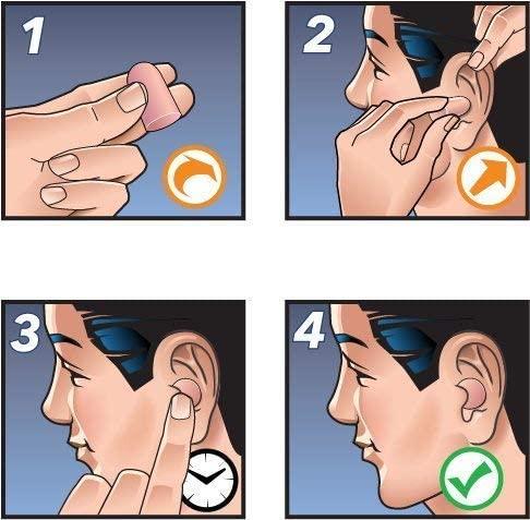 Hearos HEAROS Xtreme Ear plugs - Best In Class Noise Cancelling Disposable Foam Earplugs With NRR 33 Hearing Protection, 14 pairs