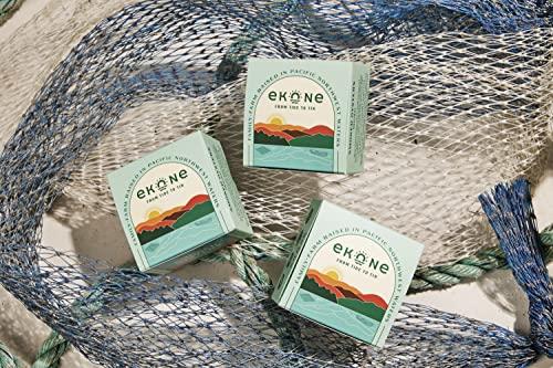 Ekone Ekone Original Smoked Oysters Farmed, Raised, Canned in Washington State 3oz (6 Pack)