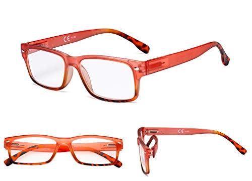 GUD GUD Ladies Reading Glasses 4 Pairs Fashion Reader Eyeglasses for Women (Multicoloured,+2.00)