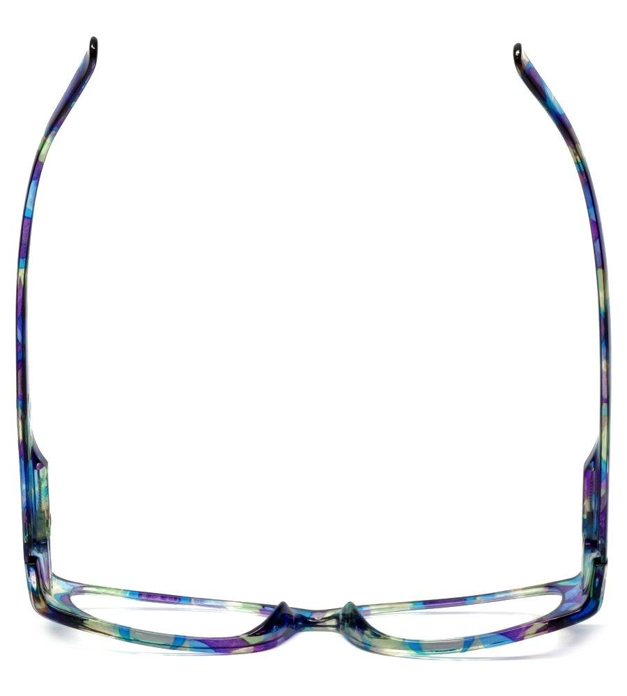 Calabria Calabria 759 Rectangular Colorful Reading Glasses +2.75 Purple Women Readers Stylish Eyeglasses Matching Soft Case Included