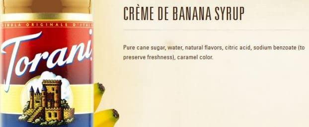 Torani Torani Banana, Creme De, 25.4-Ounce Bottles