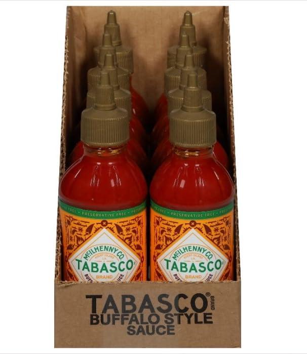 TABASCO TABASCO Brand Buffalo Style Sauce, 8.6 fl oz (Pack of 8)