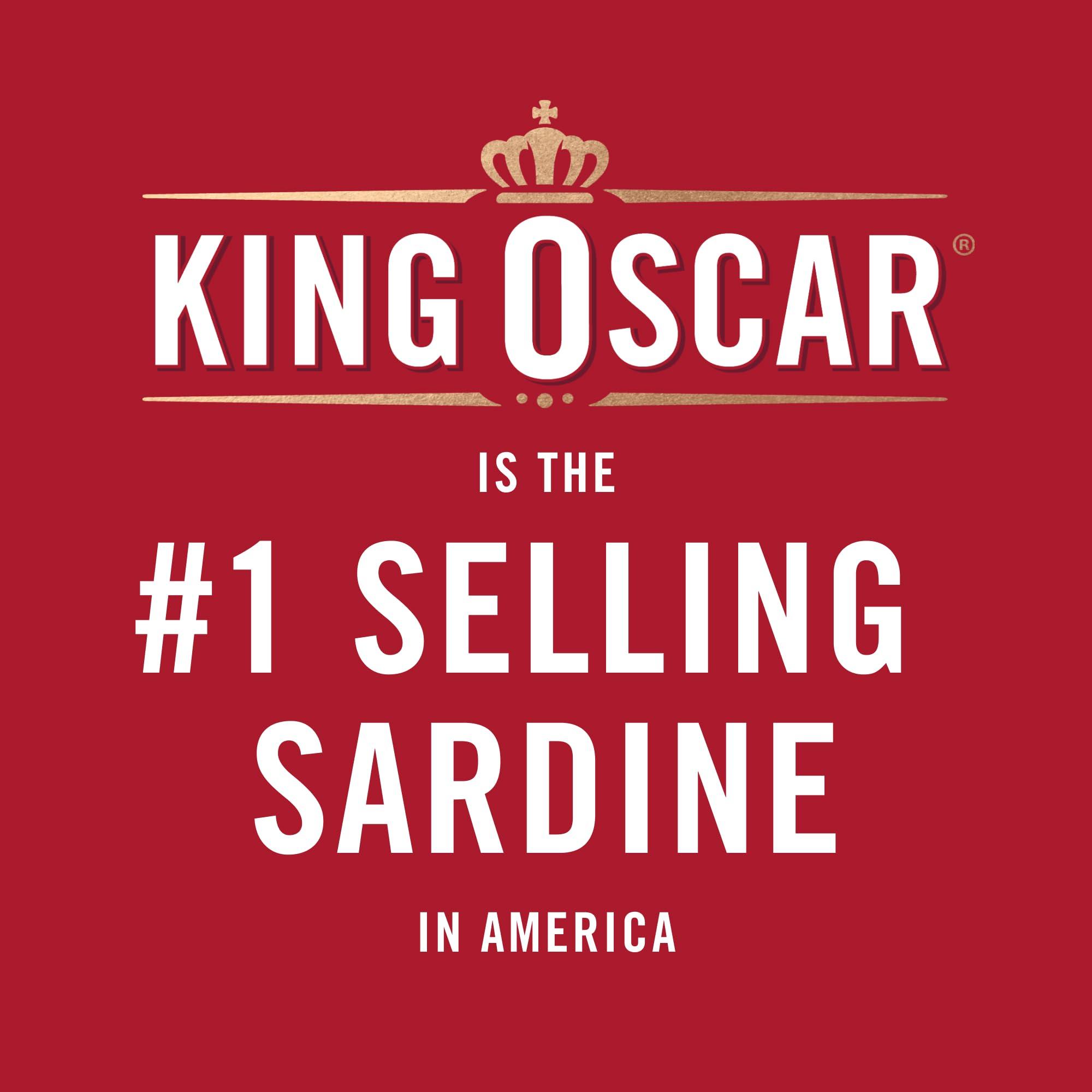King Oscar King Oscar Sardines Extra Virgin Olive Oil, 3.75-Ounce Cans (Pack of 12)