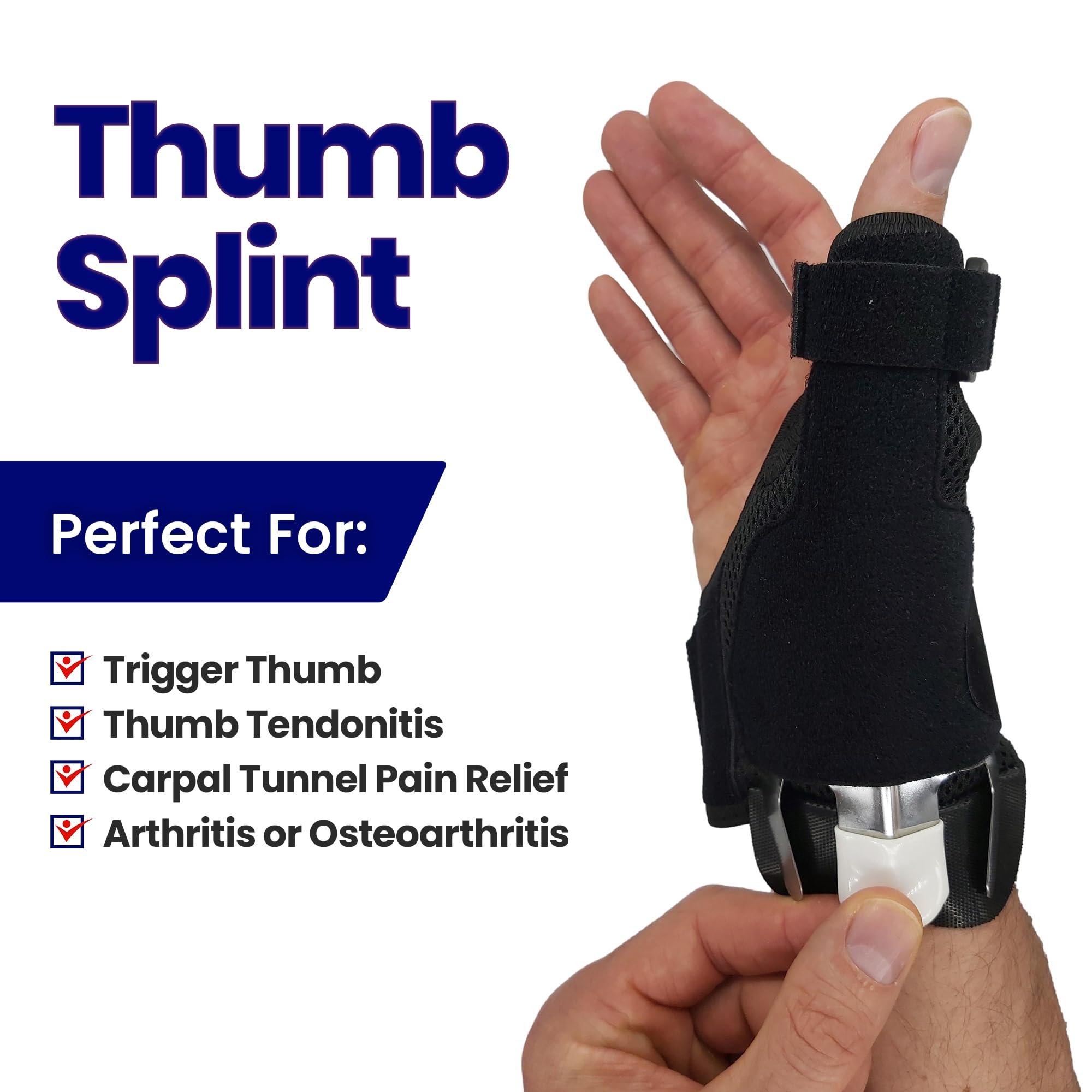 ARMSTRONG AMERIKA ARMSTRONG AMERIKA Thumb Spica Splint (Right Small) + Thumb Splint (Fits All) Bundle
