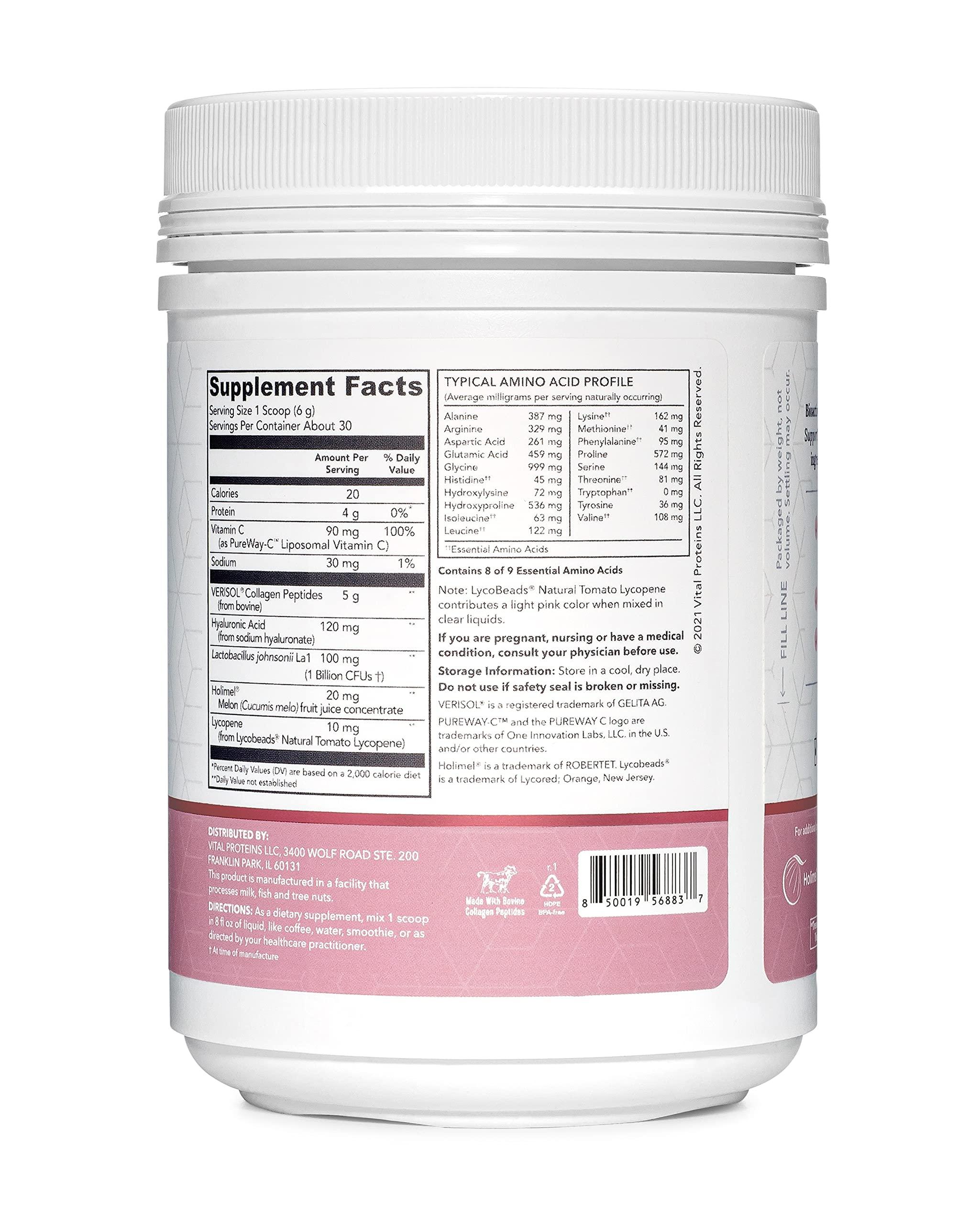 Vital Proteins Vital Proteins Professional Bioactive Collagen Complex Skin Hydration & Antioxidant Support, 6.5oz