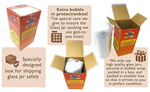 Rani Brand Authentic Indian Products Rani Ghee Pure & Natural from Grass Fed Cows (Clarified Butter) 8oz (227g) ~ Glass Jar | Paleo Friendly | Keto Friendly | Gluten Free | Product of USA