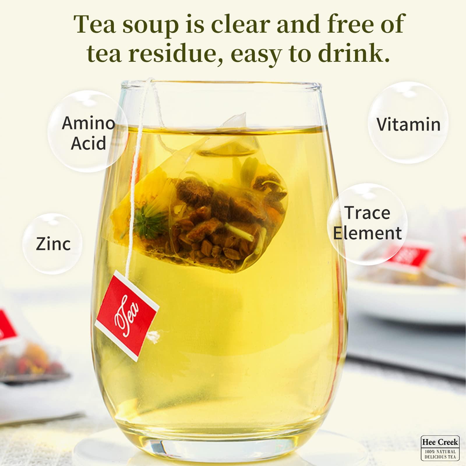 hee creek Hee Creek Chrysanthemum Cassia Seed Tea Bags 9.17oz/260g, Combination with Goji Berries, Red Dates, Cleanse Herbal Tea Bags, Clearing the Fire,