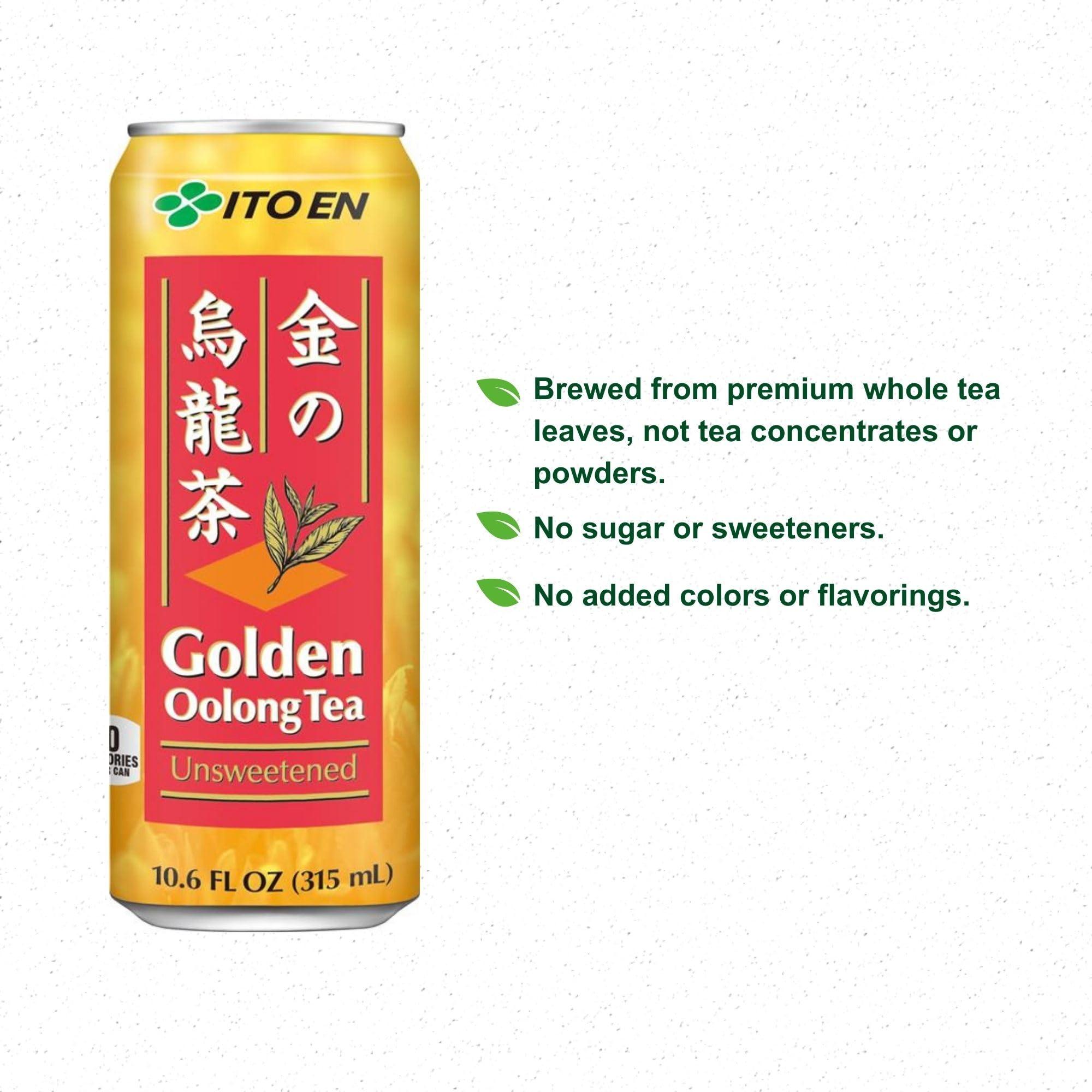 ITO EN Ito En Golden Oolong Tea, Unsweetened, 10.6 Ounce (Pack of 12)