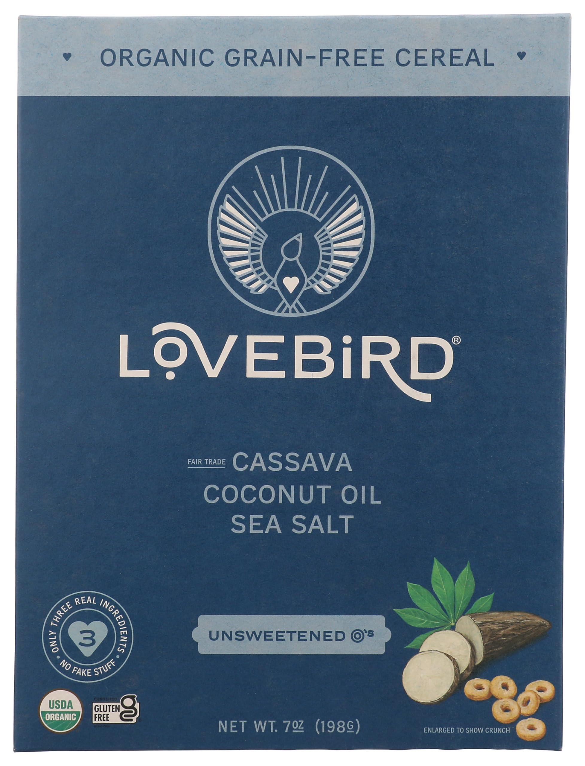 Lovebird Lovebird Organic Grain Free Unsweetened O\'s Cereal, 7 OZ