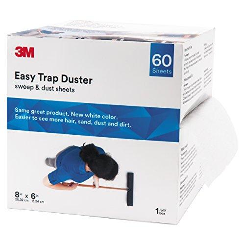 3M 3M Easy Trap Duster - sweep & dust sheets, 8" x 6" sheets; 60 sheets/roll (1 Roll)