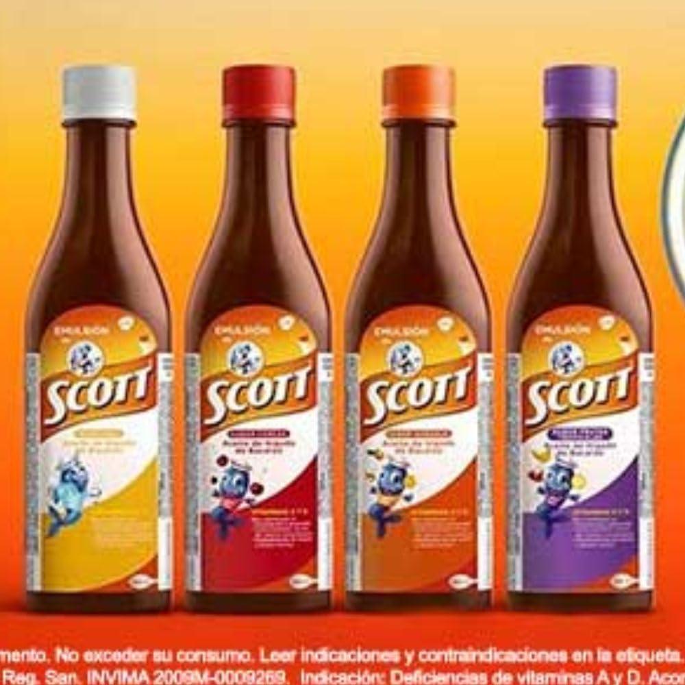 RUUFE Suplemento Multivitaminico y Emulsion de Scott (2 pack) Kola Granulada Tarrito Rojo y emulsion de scott multivitaminico kola granulada tarrito rojo original tarrito rojo colombiano