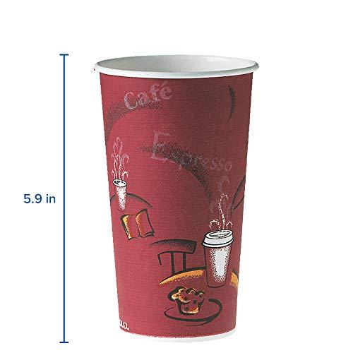 SOLO Solo 420SI-0041 20 oz Bistro SSP Paper Hot Cup (Case of 600)