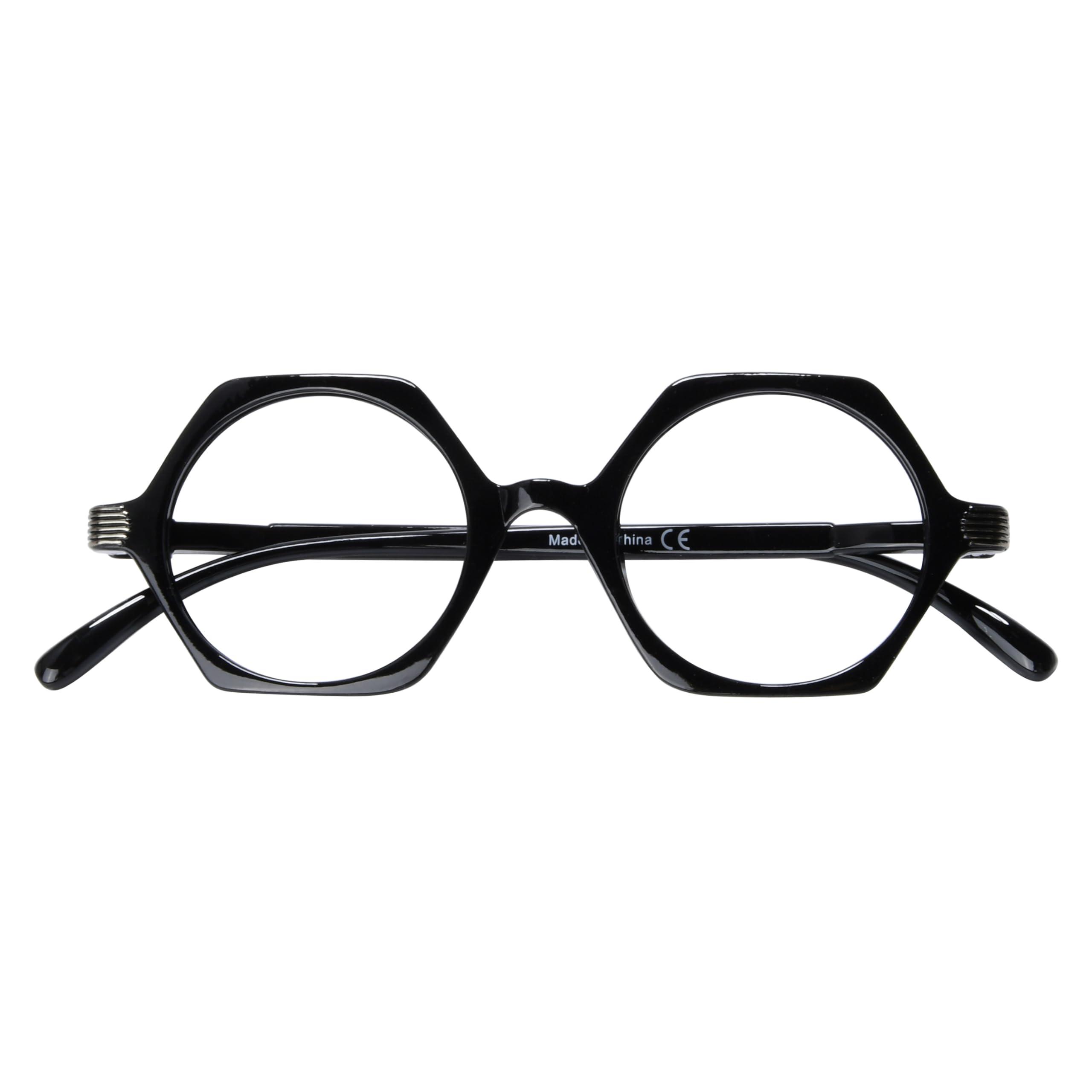 Eyekepper Eyekepper Small Vintage Glasses for Women Reading - Retro Reading Eyeglasses Mini Odd Readers Men - Black +3.50