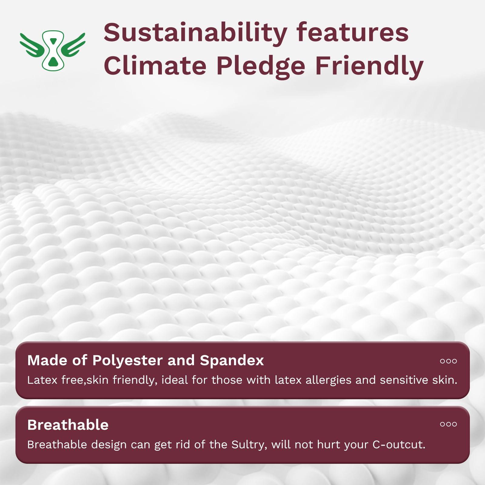 HANSILK HANSILK Mesh Underwear Postpartum 8 Counts High Waist Hospital Mesh Panties Breathable,Delivery Post Surgical Recovery C-section Underwear