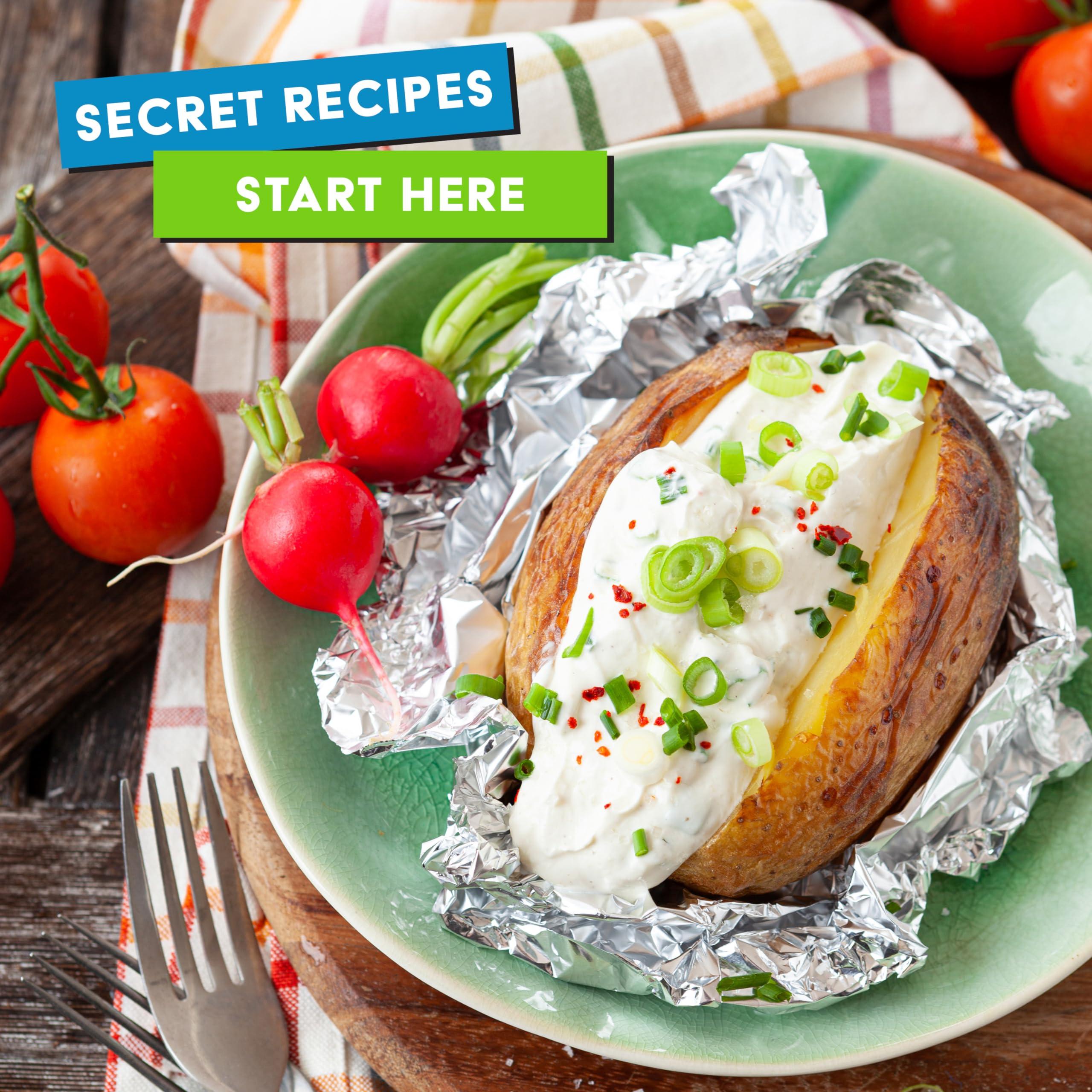 Stock Your Home 12 Ultra Heavy Duty Pop Up Deli Aluminum Foil Sheets, 500 Count Pre-Cut Foil Sheets, Heavy Duty Foil for Restaurant, Disposable Foil for Food, Tin Foil Sheets for Burrito, Hot Dog or Sandwich