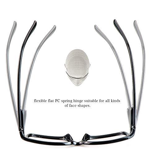 VisionGlobal VisionGlobal 4 Pairs Reading Glasses, Blue Light Blocking Glasses, Computer Reading Glasses for Men(Colors, 3.50 Magnification)