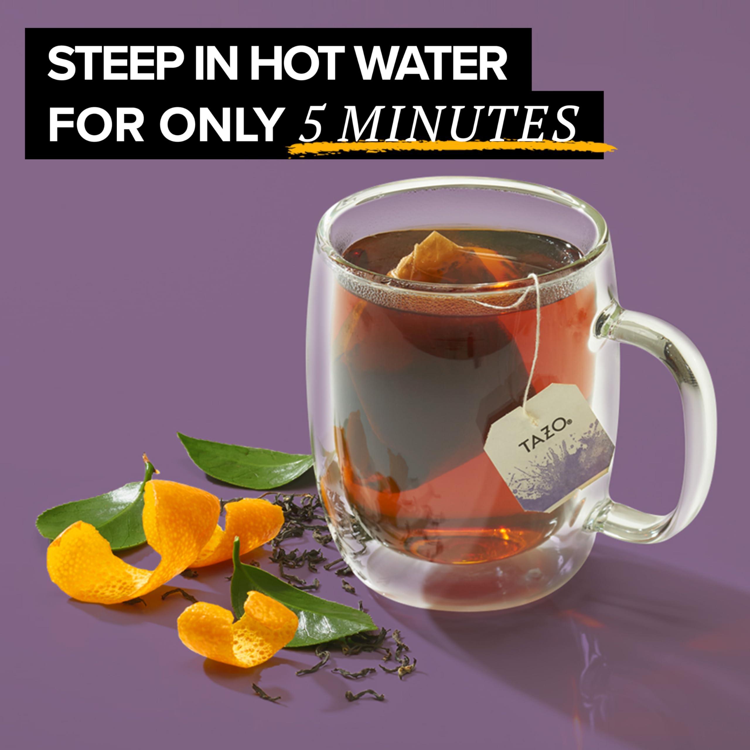 TAZO TAZO Organic Earl Grey Tea Bags, Smooth and Caffeinated, 96 Total Tea Bags (16ct - Pack of 6)\"