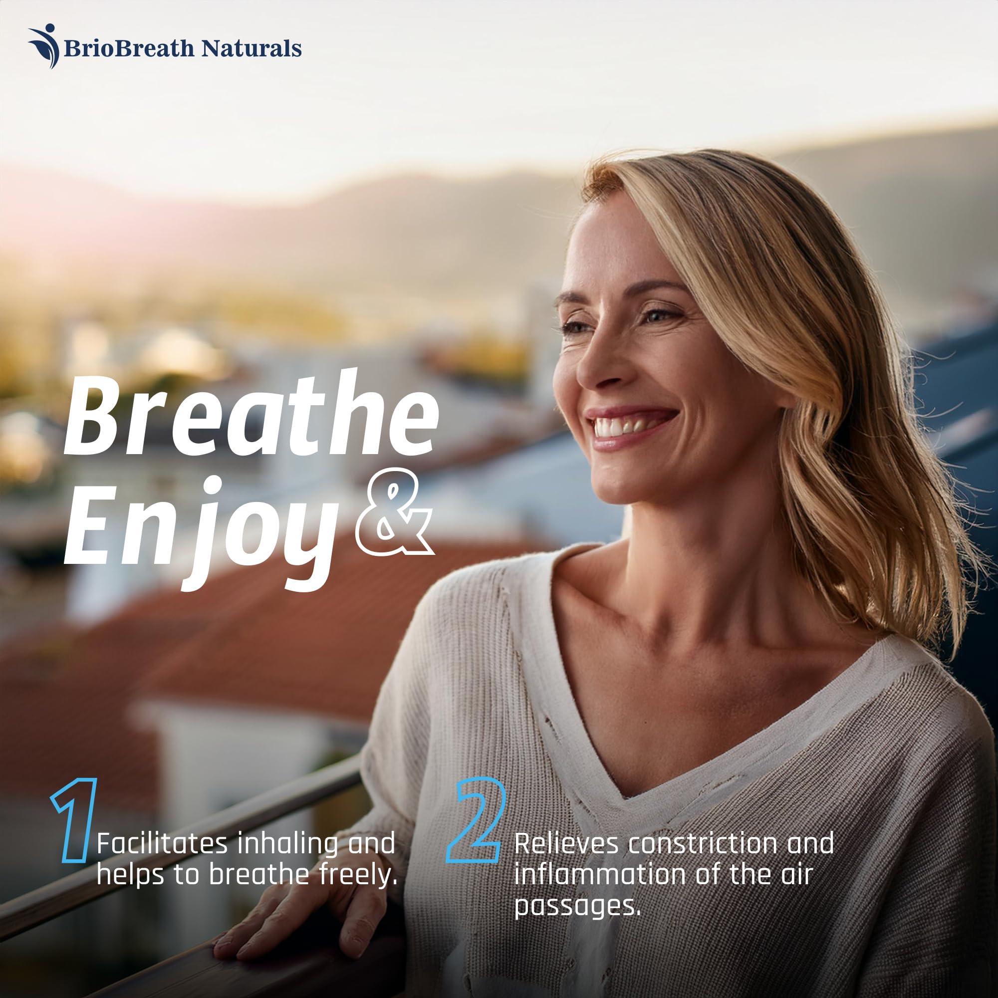 HITHINKMED Lung Support Supplement - Natural Capsules for Lung Cleanse and Detox - Made in USA - Respiratory System; Mucus Clear - Vegan Supplement for Lung Detox; Respiratory Support - 60 Capsules