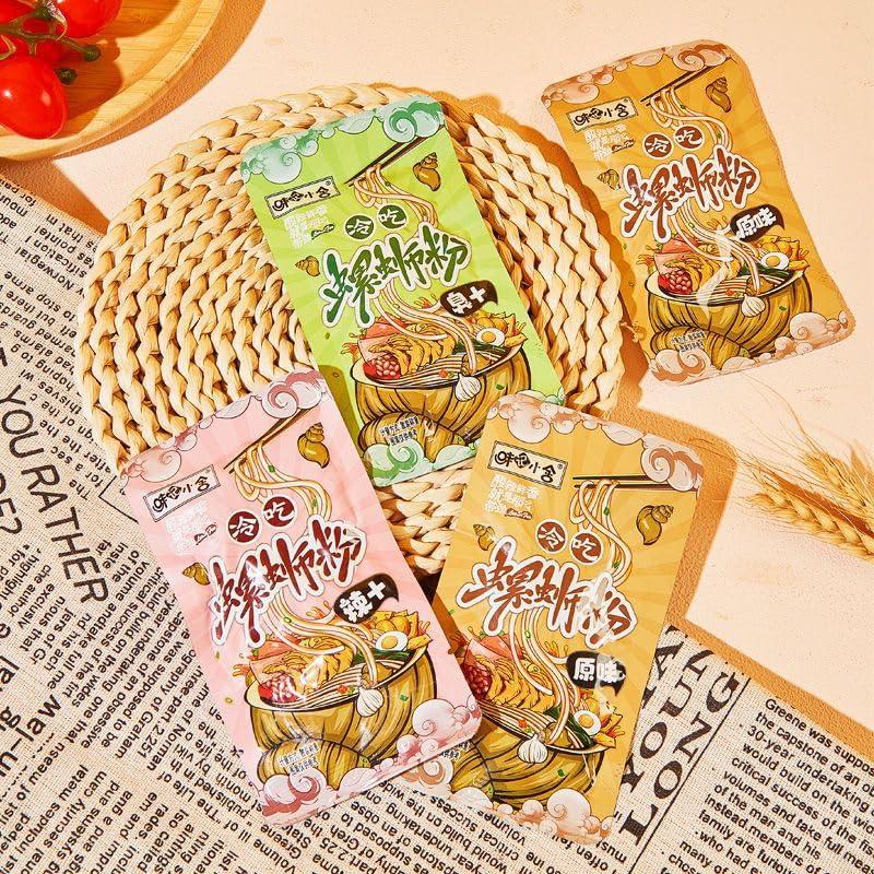 ZAOIAN 3 kinds of Instant spicy noodles snack,hot and Sour Chinese latiao snack gift pack,Ready-to-eat spicy strips,No boil noodles small gluten,cold sidedish,Guangxi specialty (Hot and Sour,1000g)