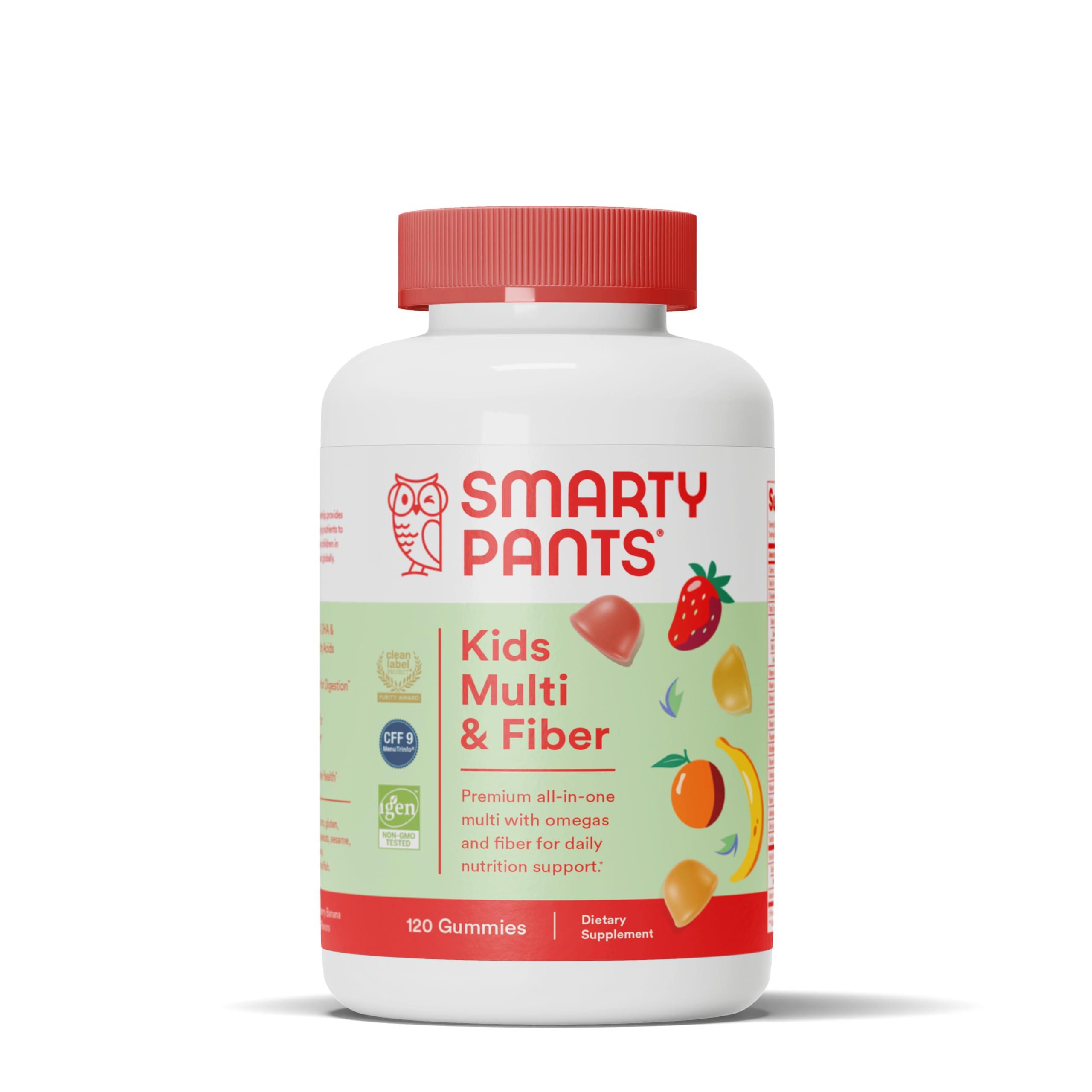 SmartyPants SmartyPants Teen Girl Multivitamin Gummies: Omega 3 Fish Oil (EPA/DHA), Vitamin D3, C, Vitamin B12 & Kids Multivitamin Gummies and Fiber Supplement: Omega 3 Fish Oil (EPA/DHA)