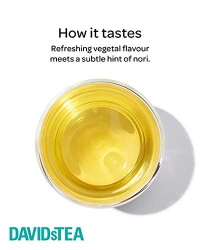 DAVIDsTEA DAVIDsTEA Organic Japanese Sencha Sachets Tea Bags, Premium Green Tea in 65 Sachet Tea Bags, 97.5 g / 3.43 oz