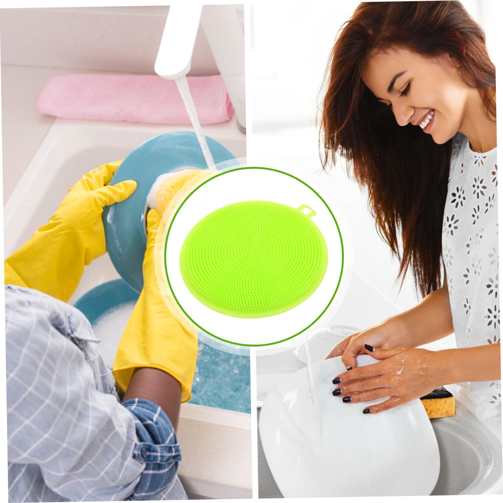 Ipetboom Ipetboom Kitchen Essential Dish Brush Silicone Non Scratch Cleaning Brush Dish Cleaning Brushes for Household Use