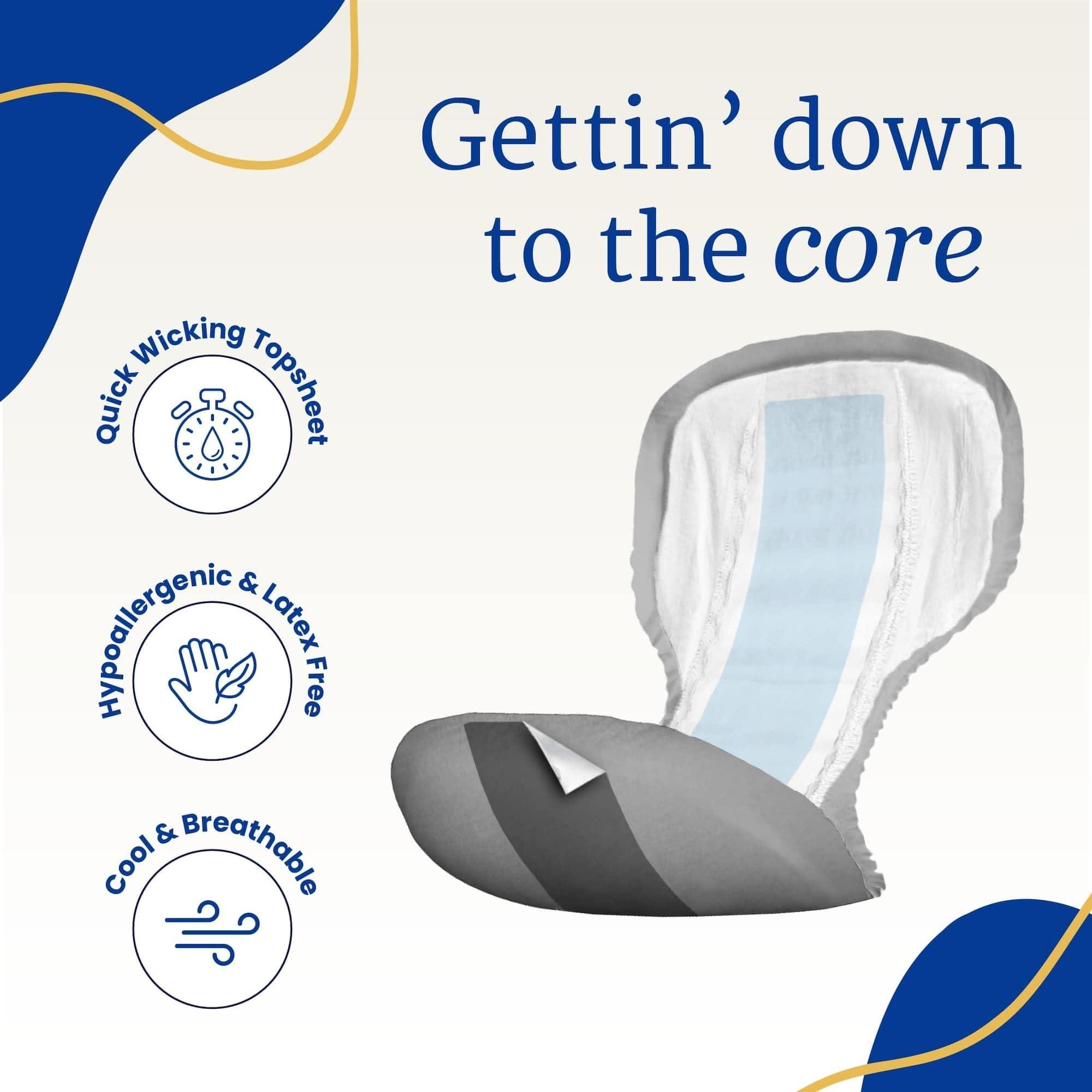 NorthShore NorthShore DynaDry Supreme Liners for Men and Women, 2X-Large, Case/80 (4/20s)