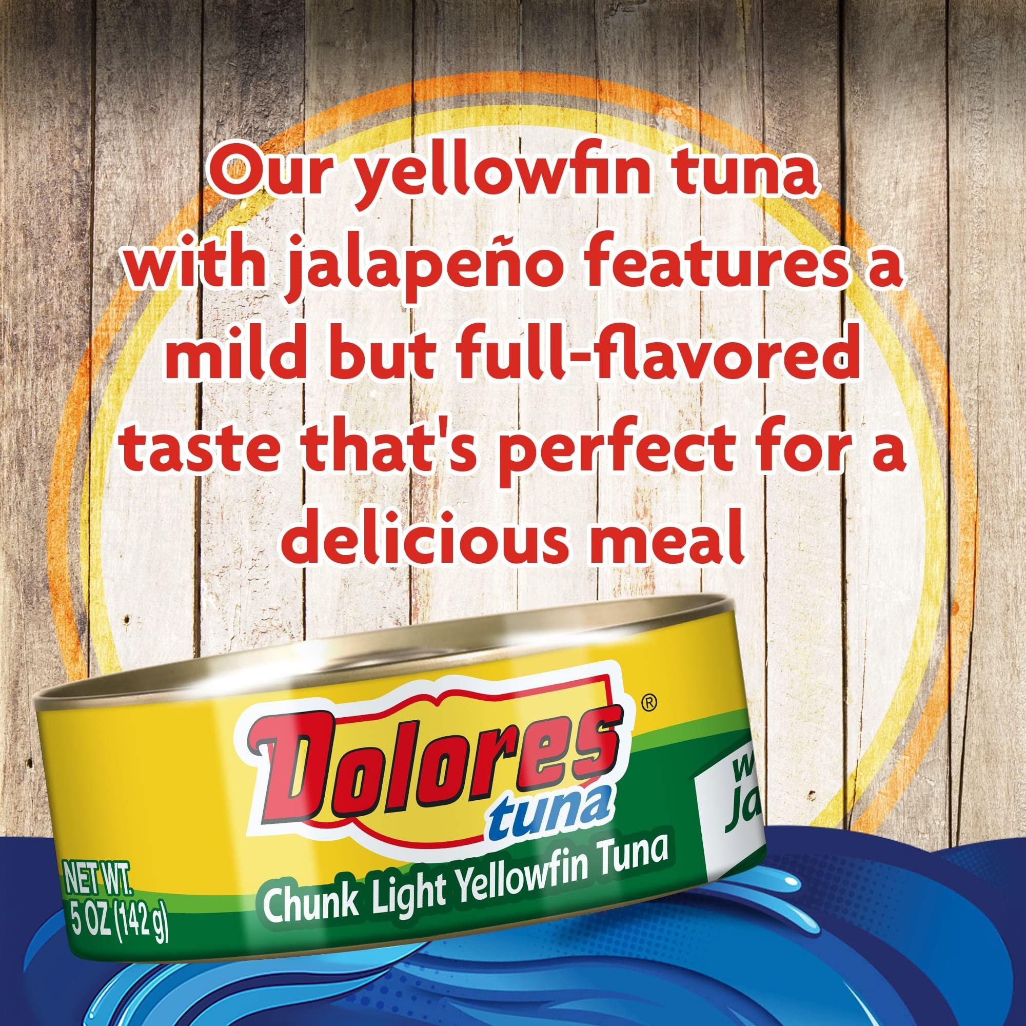 Dolores Dolores Yellow Fin Tuna with Jalapenos, 5 Ounce