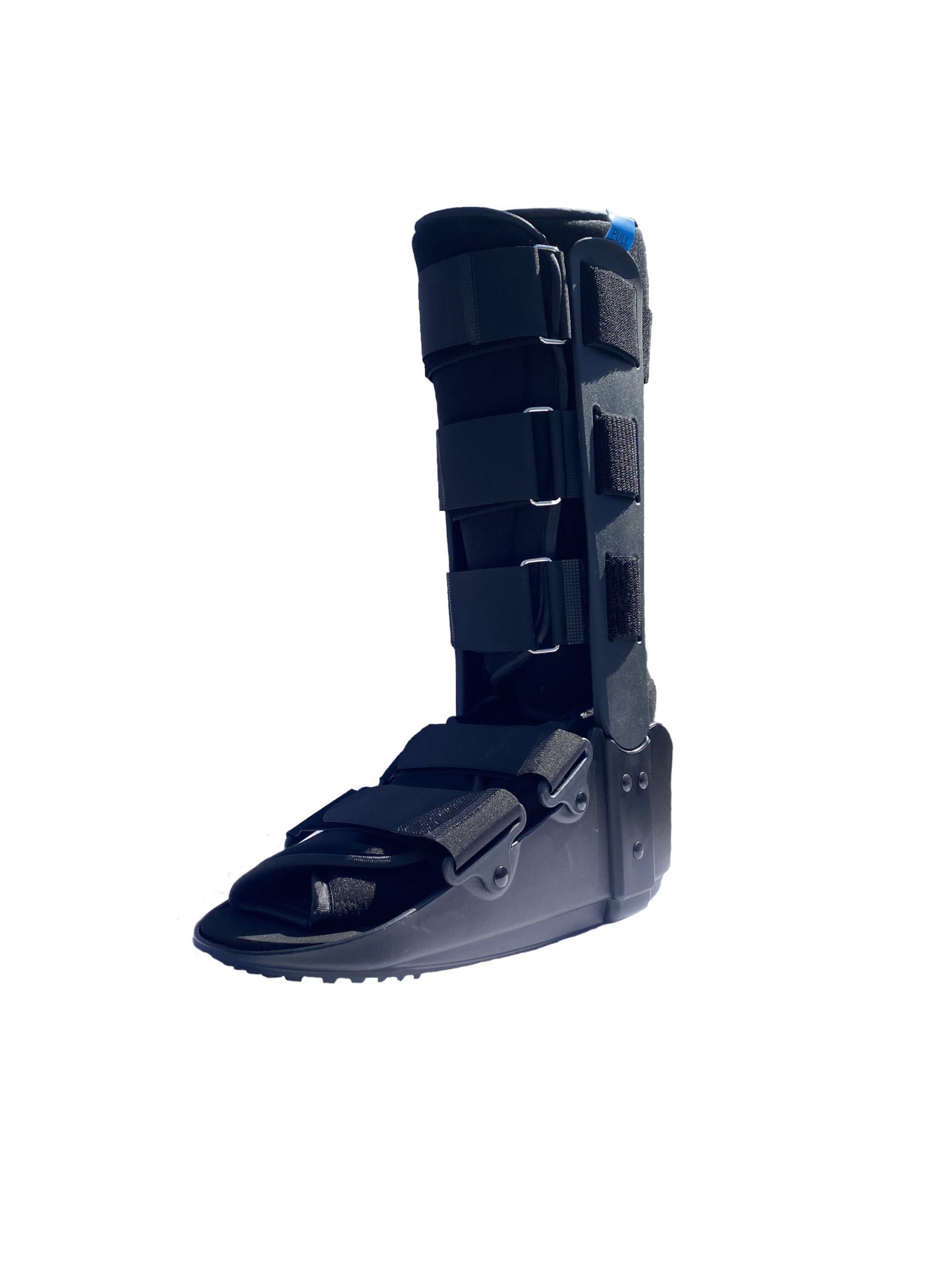 Alpha Medical Alpha Medical Tall Cam Walker Fracture Boot Walk Cast Ankle Sprain Orthopedic Boot Protectic Walking Boot Non-Air Walking Boot L4386 (Small)