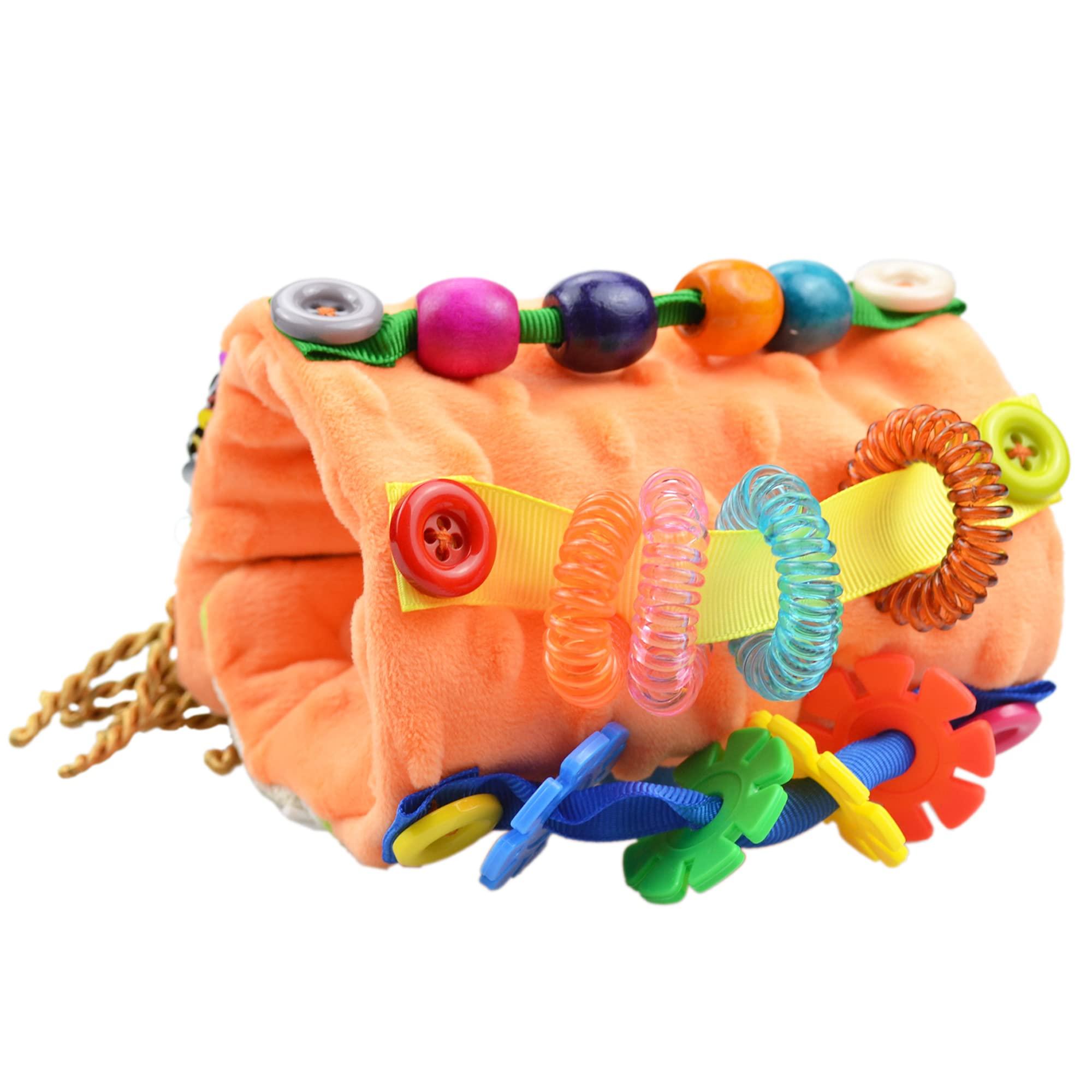 welsoon Sensory Toys for Alzheimer Patients Anxiety Relief Autistic Dementia Sensory Arm Pillow Fidget Wrist Cuff