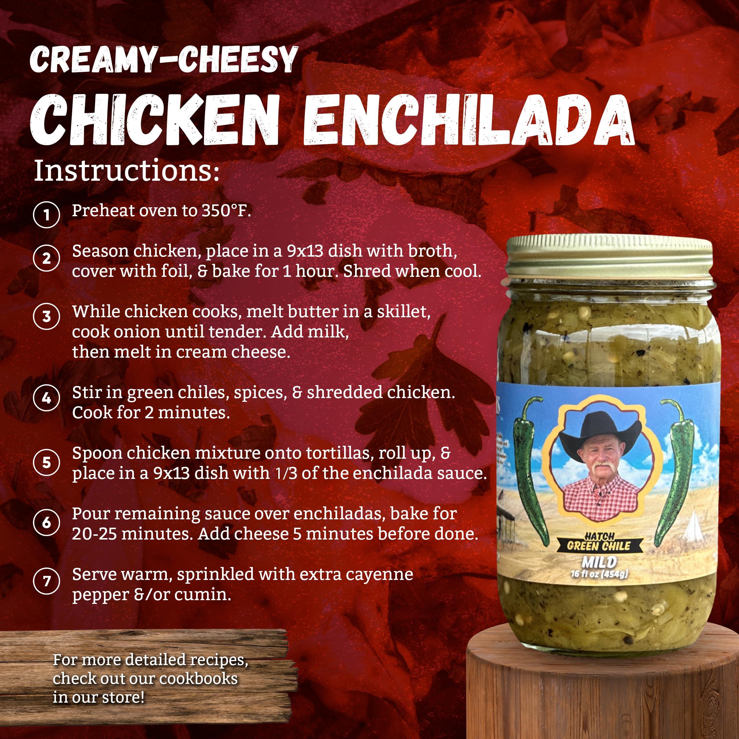 Kent Rollins Kent Rollins Hatch Green Chile - Hatch Green Chili Sauce Made with Roasted Green Chiles, Lime Juice, Salt, & Garlic - Ideal for Beef Goulash, Chicken Enchiladas, Pork Stew, & Other Dishes - 16 fl oz