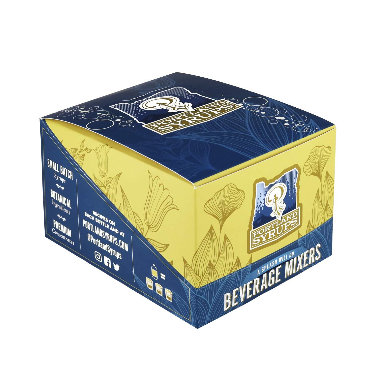 P Portland Syrups Portland Syrups 12-Pack Sampler Set - Explore 12 Flavors for Craft Cocktails, Soda, Tea, Coffee - 3.4 oz Bottles, 3-5 Drinks Each (Pack of 12)