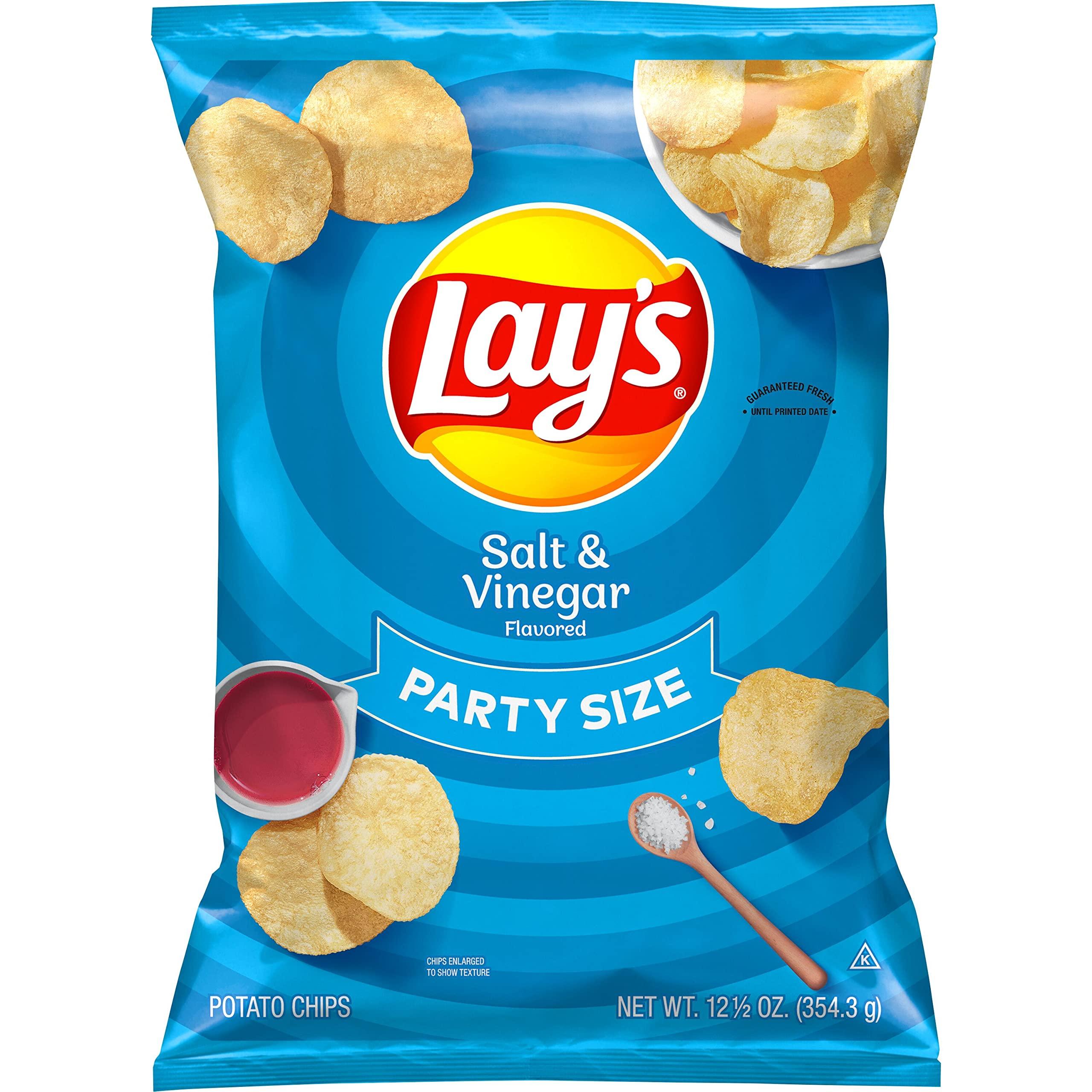 Lay's Lay's Potato Chips Salt & Vinegar, 12.5 Oz