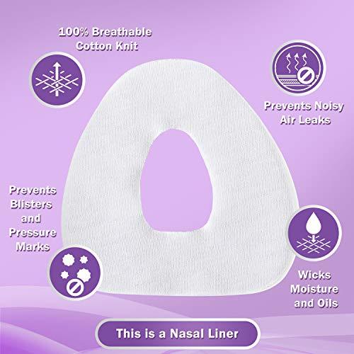 RemZzzs RemZzzs Nasal Cpap Mask Liners (K9-NL) - Reduce Noisy Air Leaks and Painful Blisters - Cpap Supplies and Accessories - Compatible with Respironics DeVilbiss and AG
