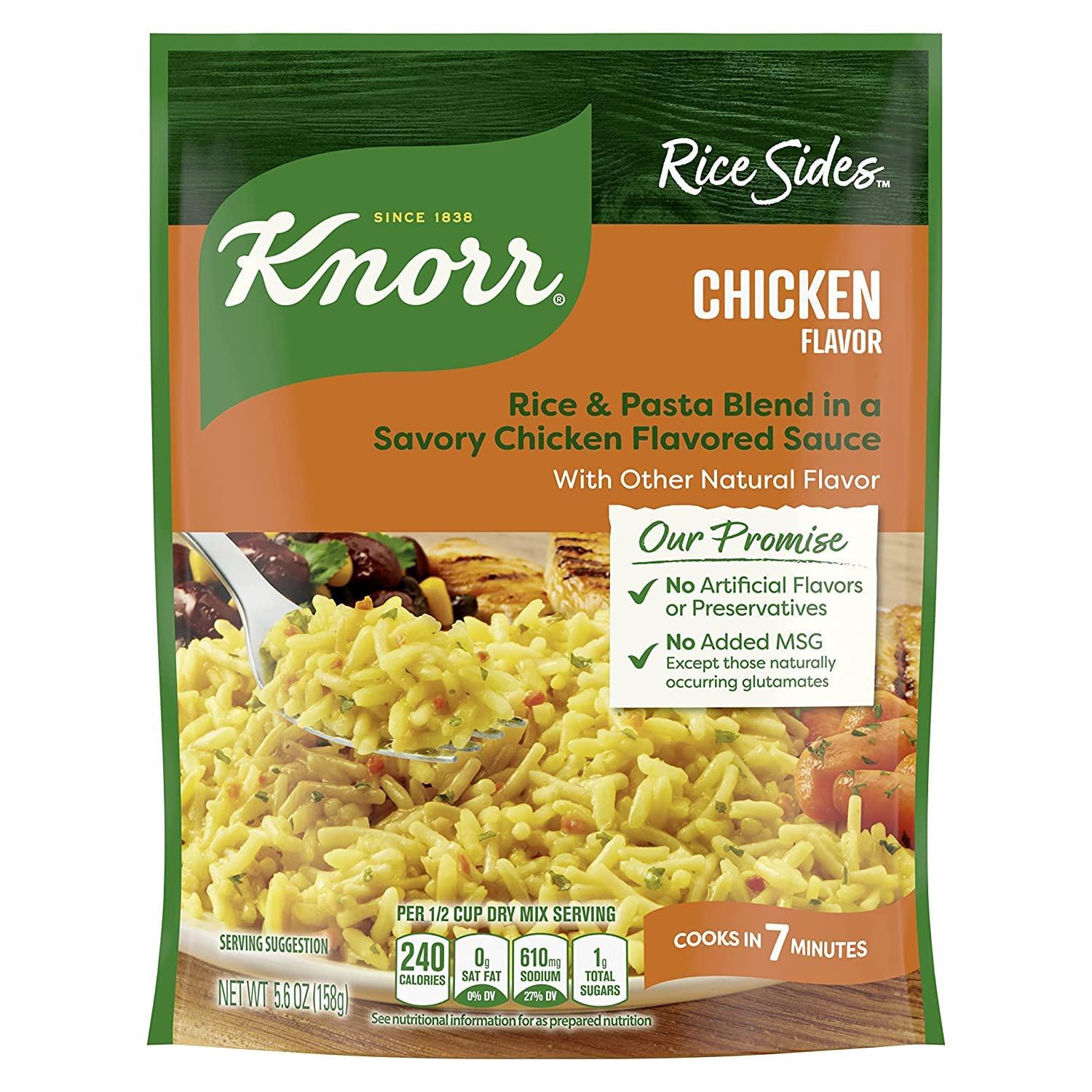 Knorr Knorr, Rice Sides, Chicken, 5.6oz Package (Pack of 6)