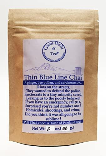 Giant-Herbs & Tea Thinking Big In Small Batches Giant-Herbs & Tea Thin Blue Line (Ginger, Bee Pollen, and Cardamom) Chai