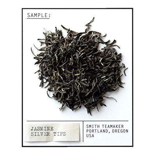 STEVEN SMITH TEAMAKER Smith Teamaker | Jasmine Silver Tip No. 96 | Caffeinated Green Tea with Jasmine Blossoms | Scented Full Leaf Green Tea (15 Sachets, 1.3oz each)