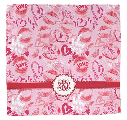 YouCustomizeIt YouCustomizeIt Personalized Lips n Hearts Washcloth
