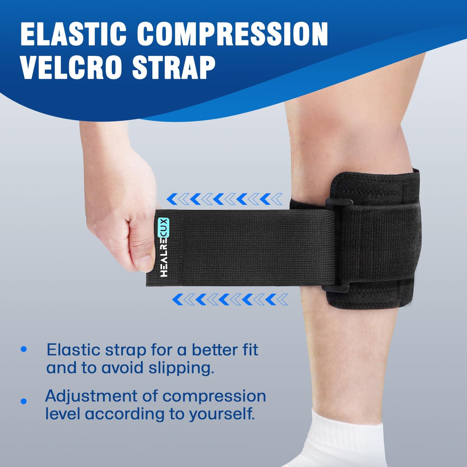 Healrecux Healrecux Sciatica Pain Relief Devices, Sciatica Ease Nerve Pain Relief Brace for Men Women, Sciatica Nerve Knee Brace Calf Brace with Dual Pressure Pads Targeted Compression for Sciatica Relief