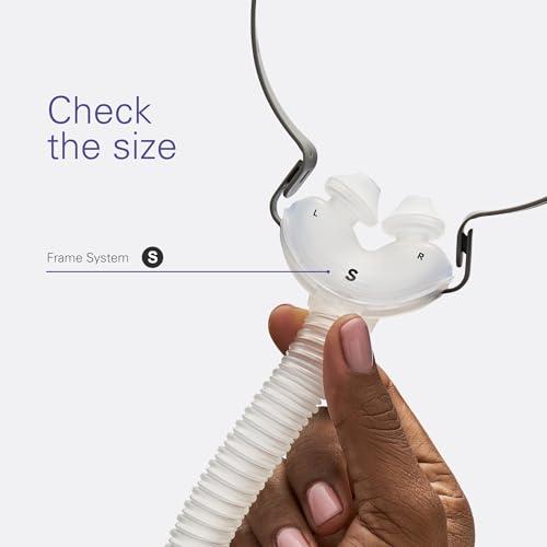 ResMed ResMed AirFit P10 Frame System - Replacement CPAP Frame System with Nasal Pillows Cushion - Headgear Not Included - Small