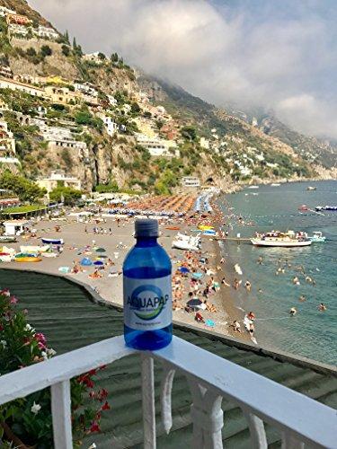 Aquapap AQUAPAP 12 Ounce 8 Pack Vapor Distilled CPAP Water | 1-2 nites per Bottle | for use with Resmed and Respironics Machines