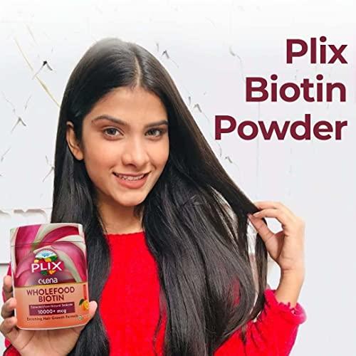 Vishopy PLI Plant-Based Biotin, Supports Hair Growth, Healthy Skin & Nails, 15 Servings (Rose) (Pack of 1) | No Added Sugar | Gluten Free | No Added Preservatives