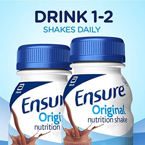 Ensure Original Ensure Original Nutrition Shake with 9 grams of protein, Meal Replacement Shakes, Milk Chocolate, 8 fl oz, 24 Count