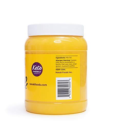 NANAK Nanak Pure Desi Ghee, Clarified Butter, 56-Ounce Jar